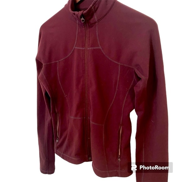 Lululemon Maroon/Purple Jacket (no tag) Measured Sz 6 - Picture 1 of 5